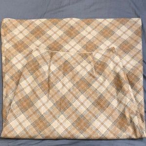 Anne Taylor plaid long wool skirt